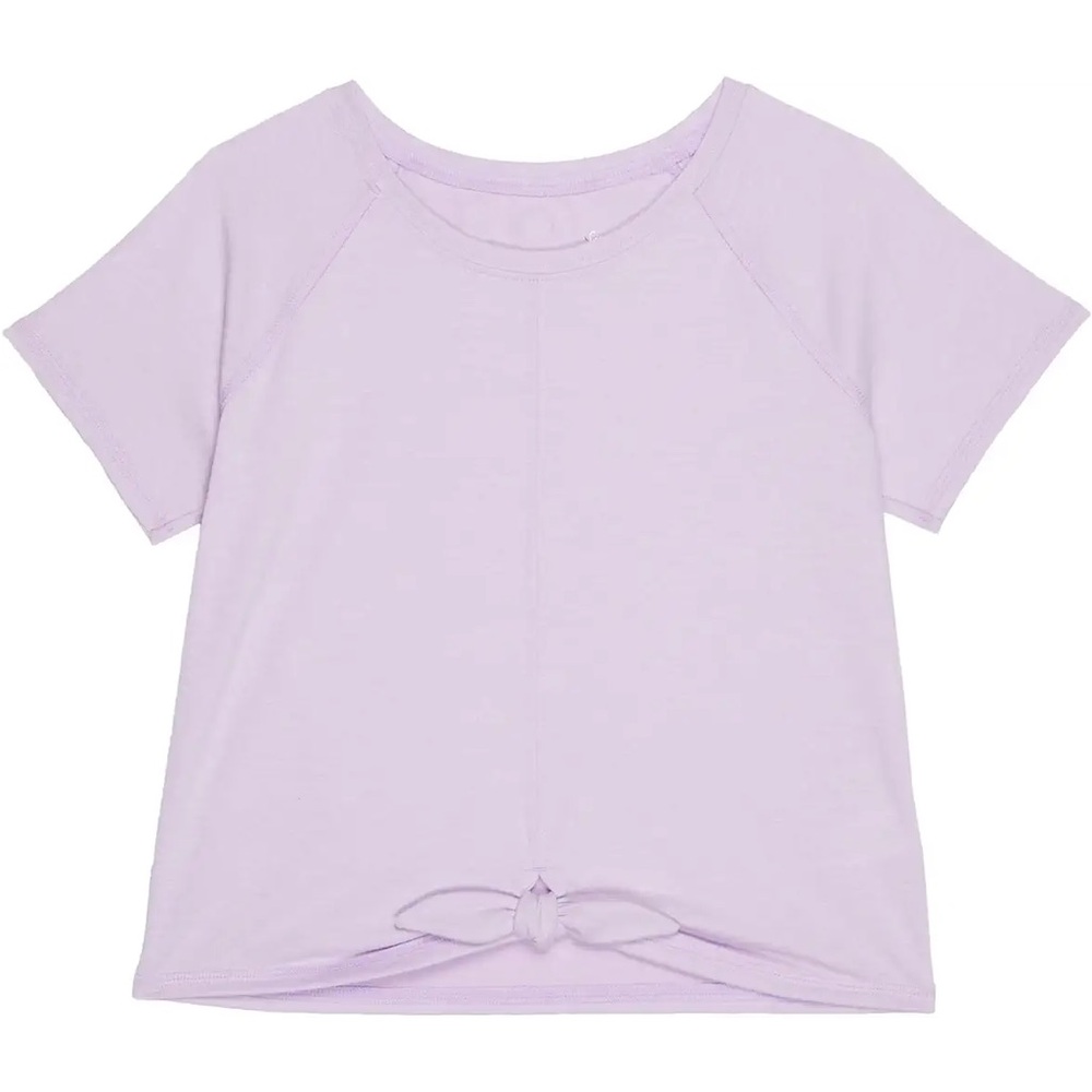 Lilly Pulitzer Luxletic Girl's Mini Kieran Active Tee Purple Iris XS 2-3 EUC